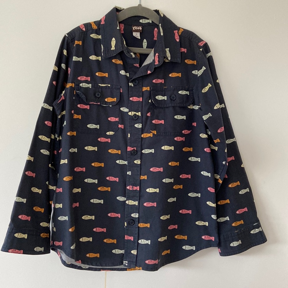 Tea Swedish fish shirt size 10